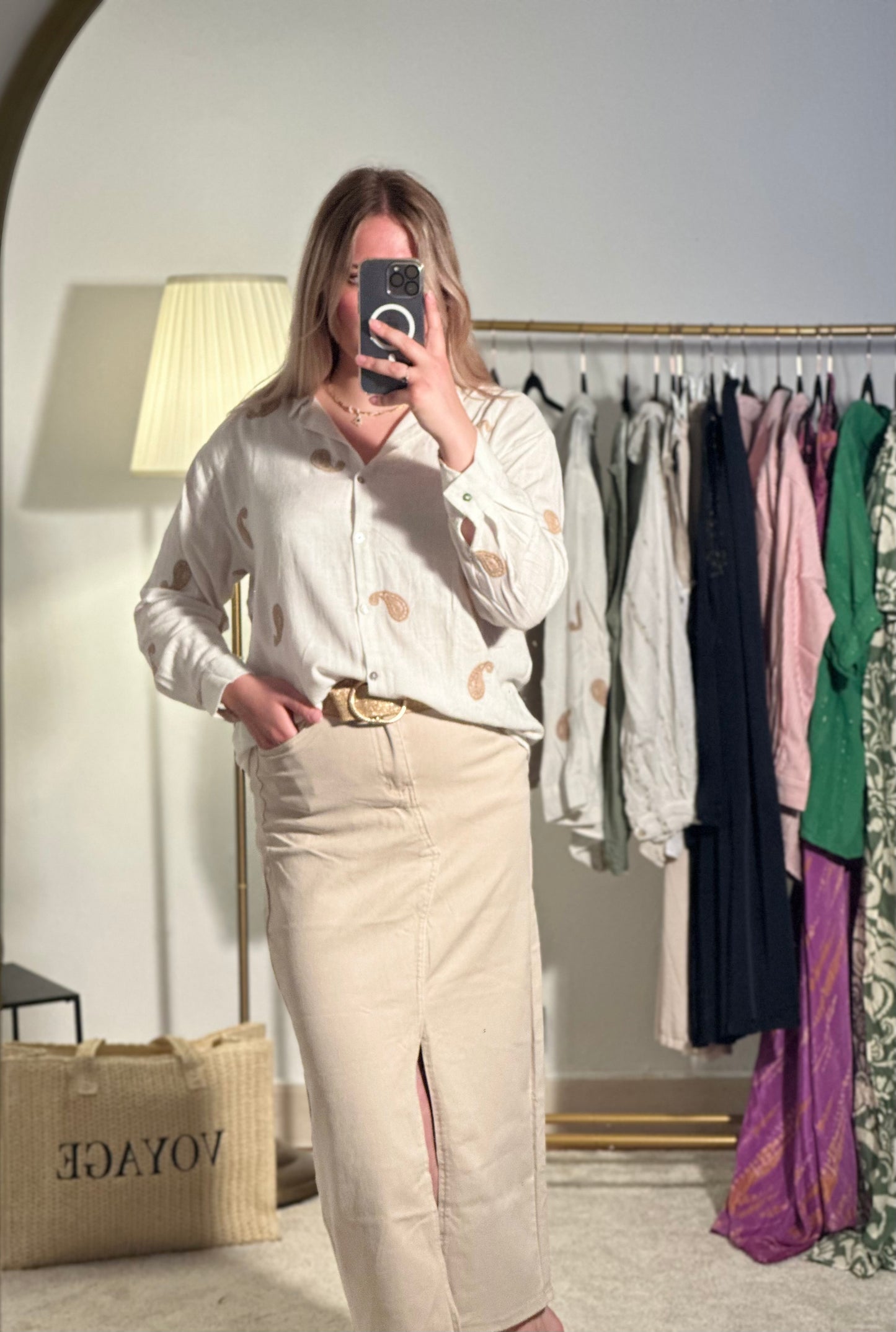 Jupe Pauline beige