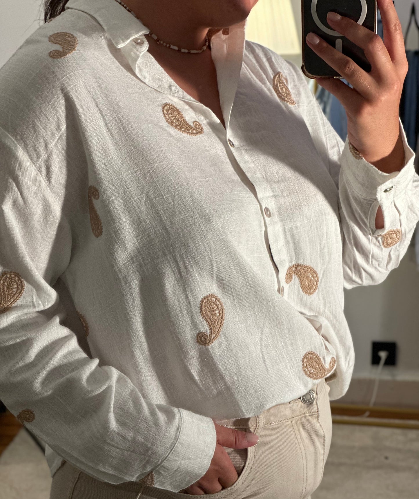Chemise Zelie blanche