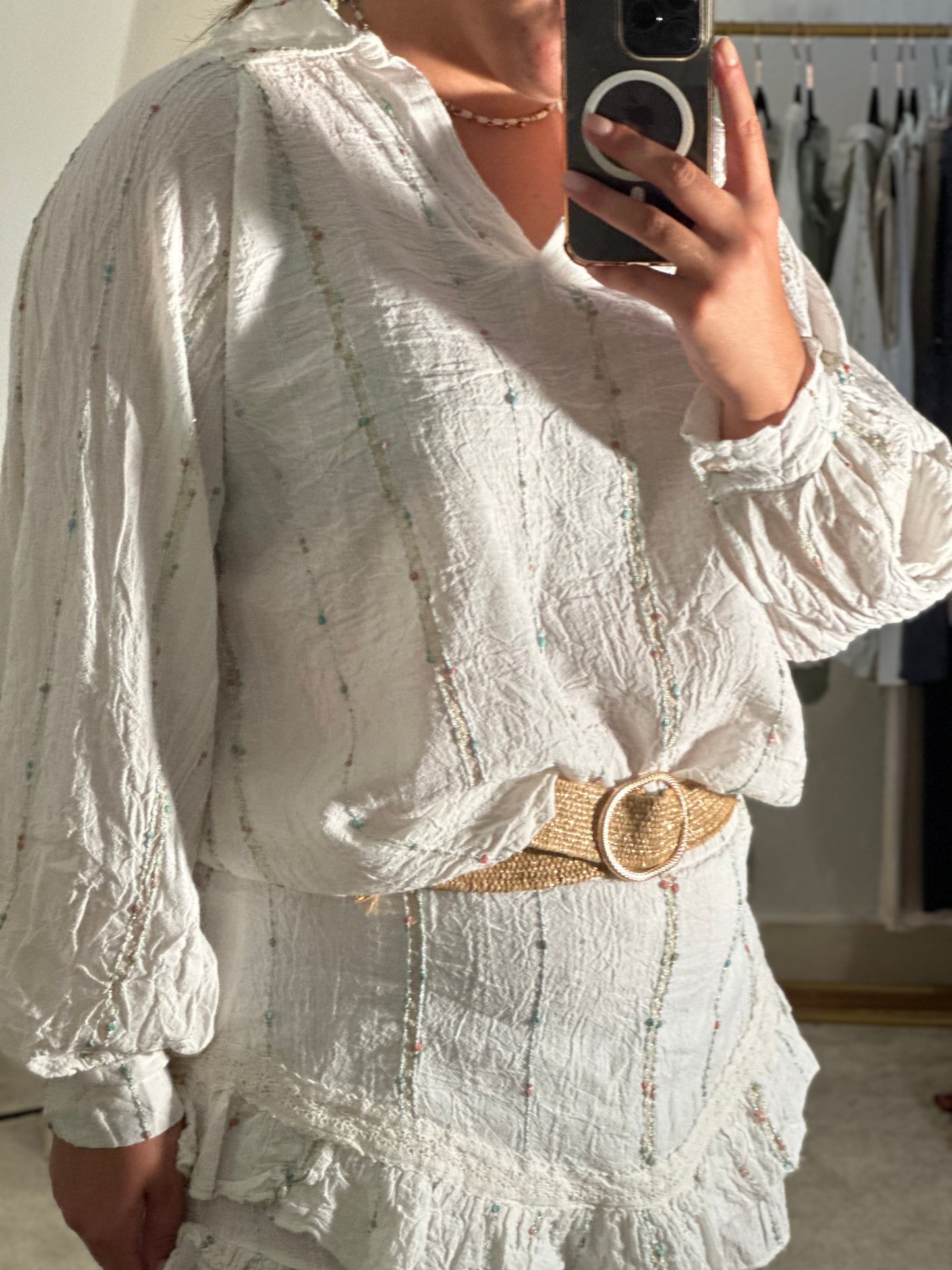 Ensemble Marie blanc