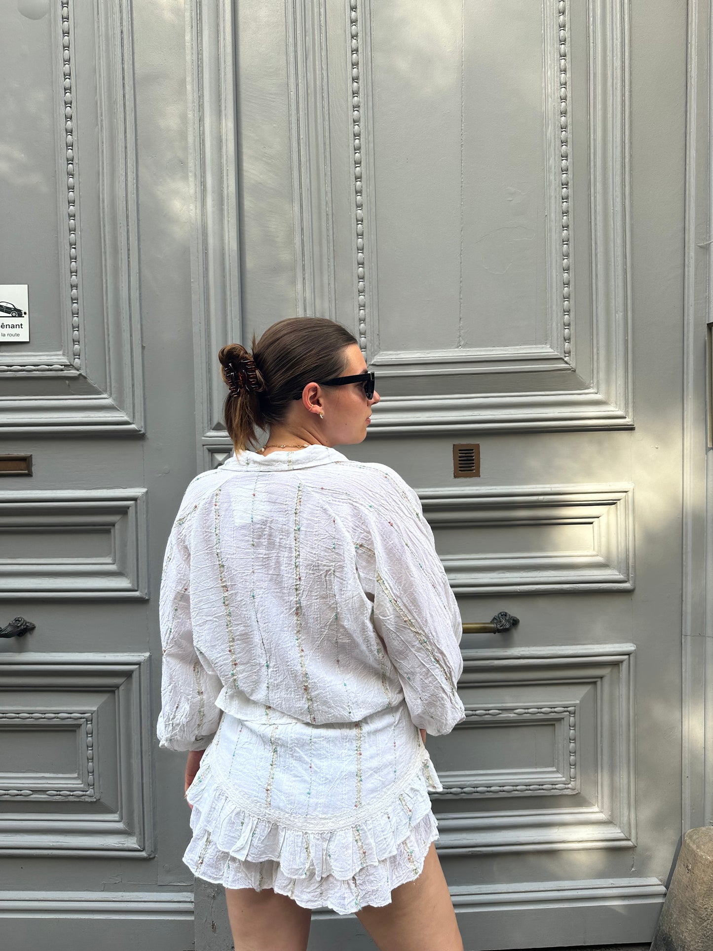 Ensemble Marie blanc