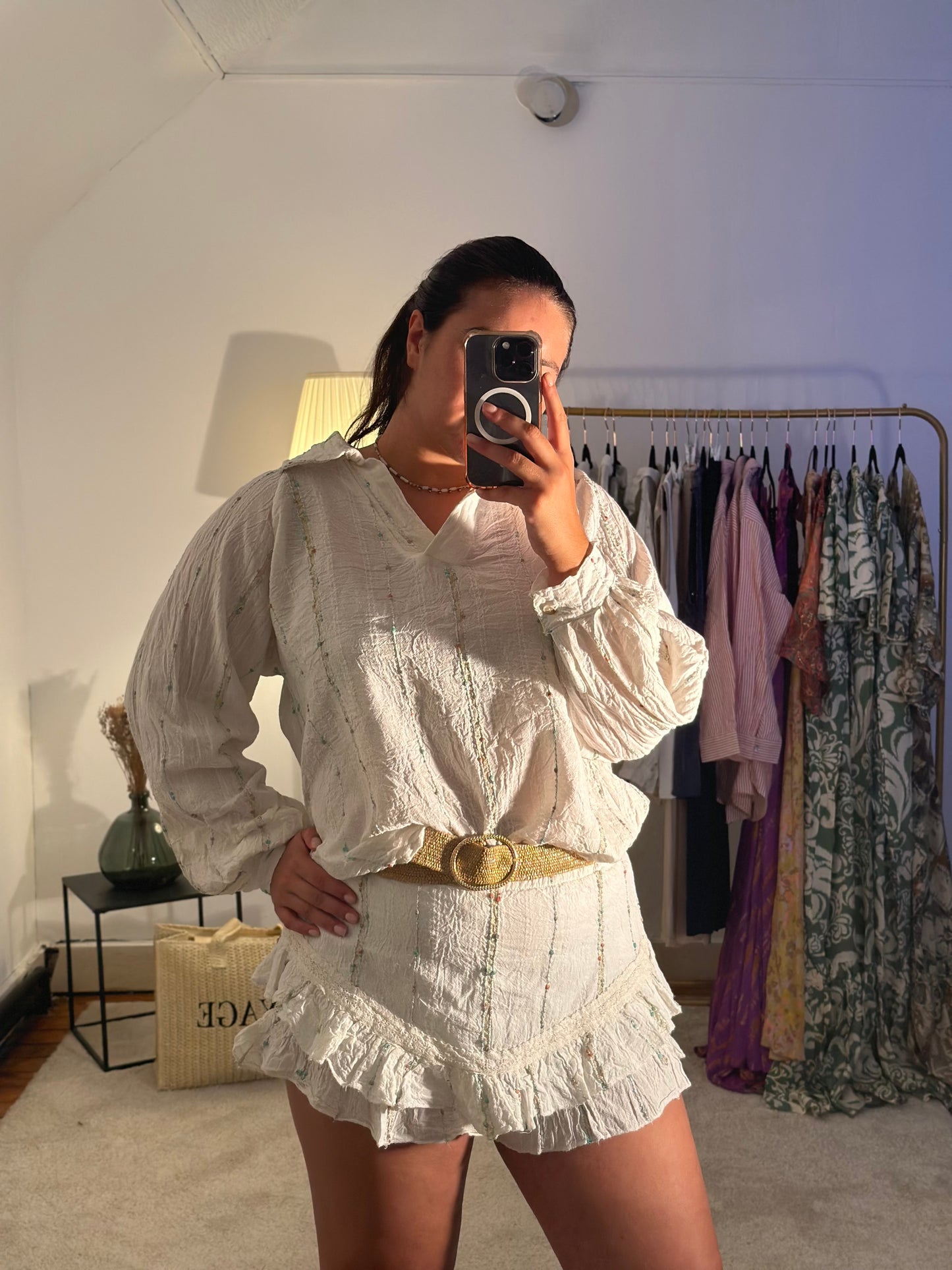 Ensemble Marie blanc