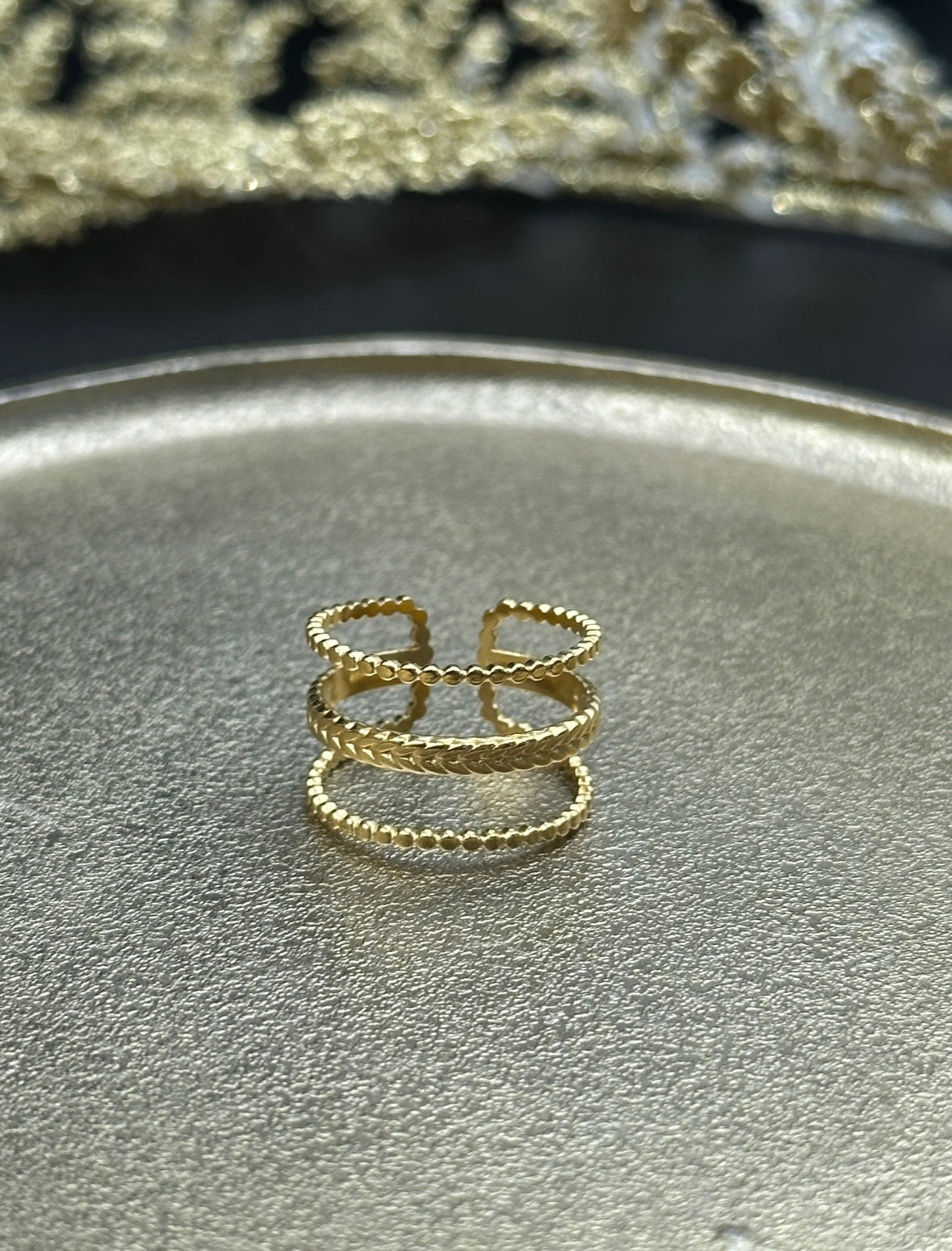 Bague Doré 2