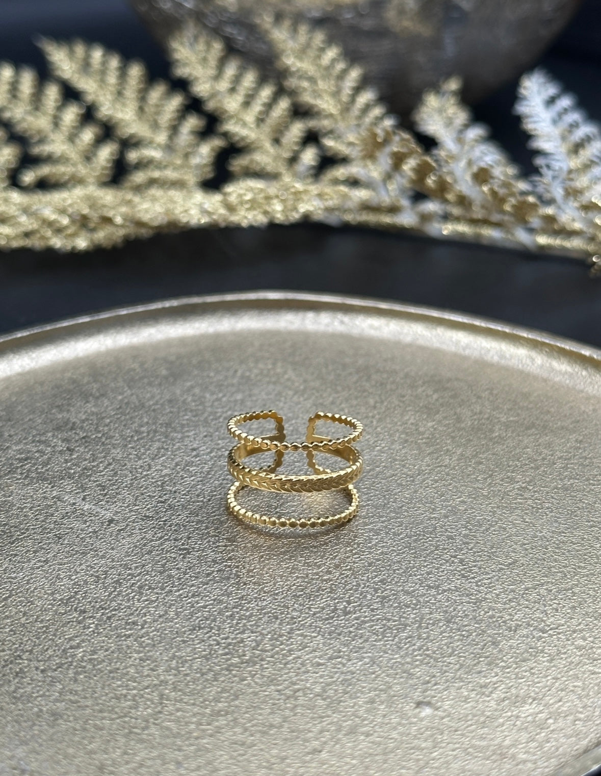 Bague Doré 2