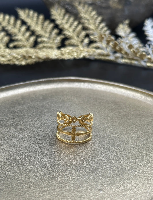 Bague Doré 3