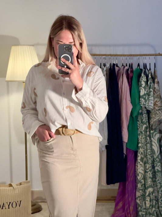 Chemise Zelie blanche