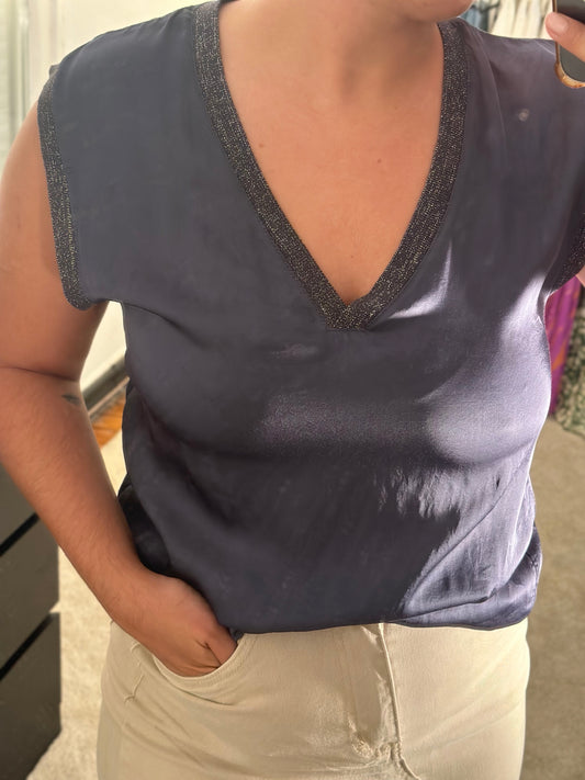 T-shirt Charline bleu clair