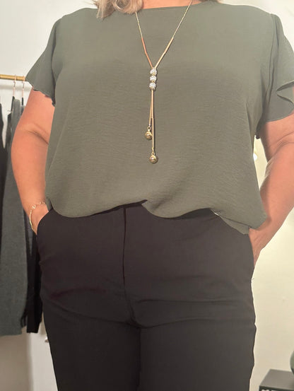 Blouse Maryne Kaki