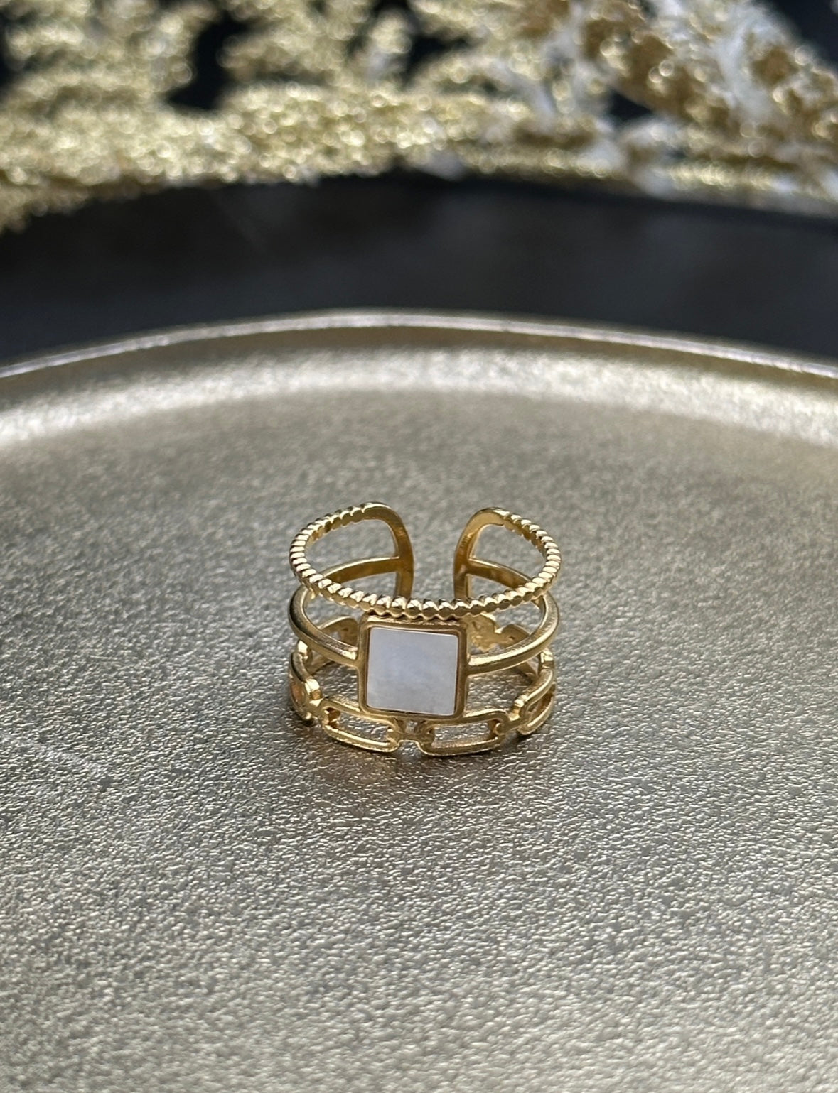 Bague Doré 7