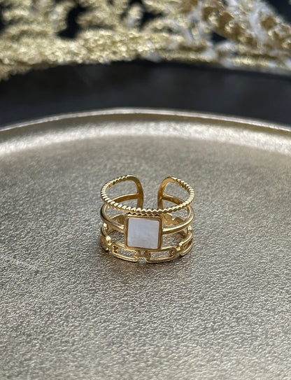 Bague Doré 7