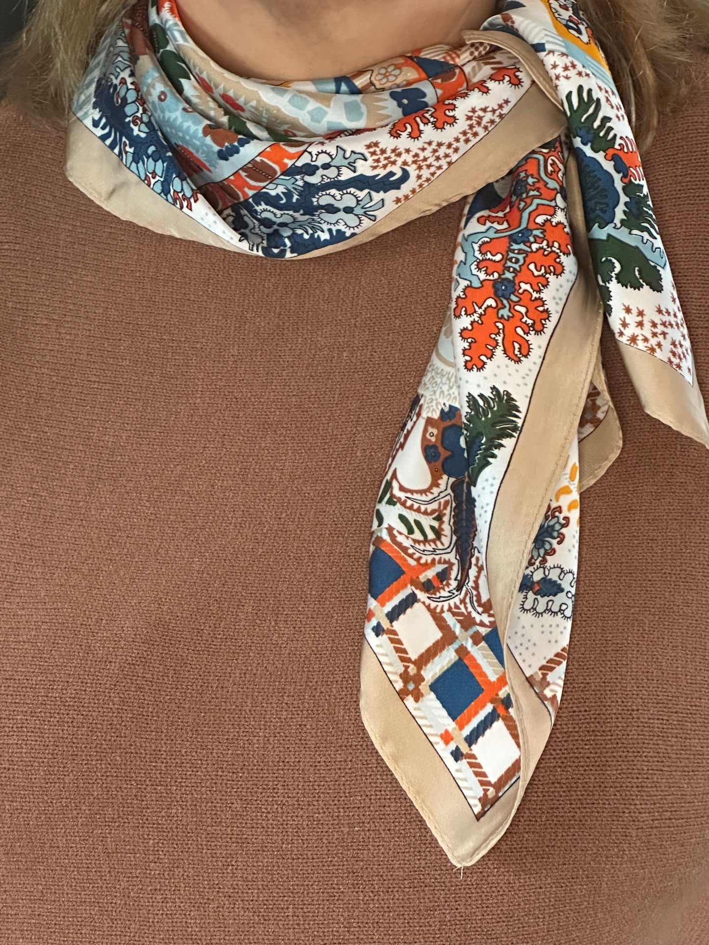 Foulard Margaux beige
