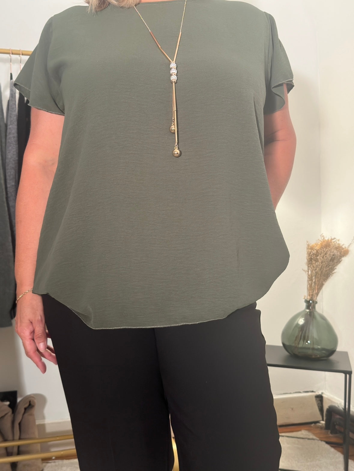 Blouse Maryne Kaki