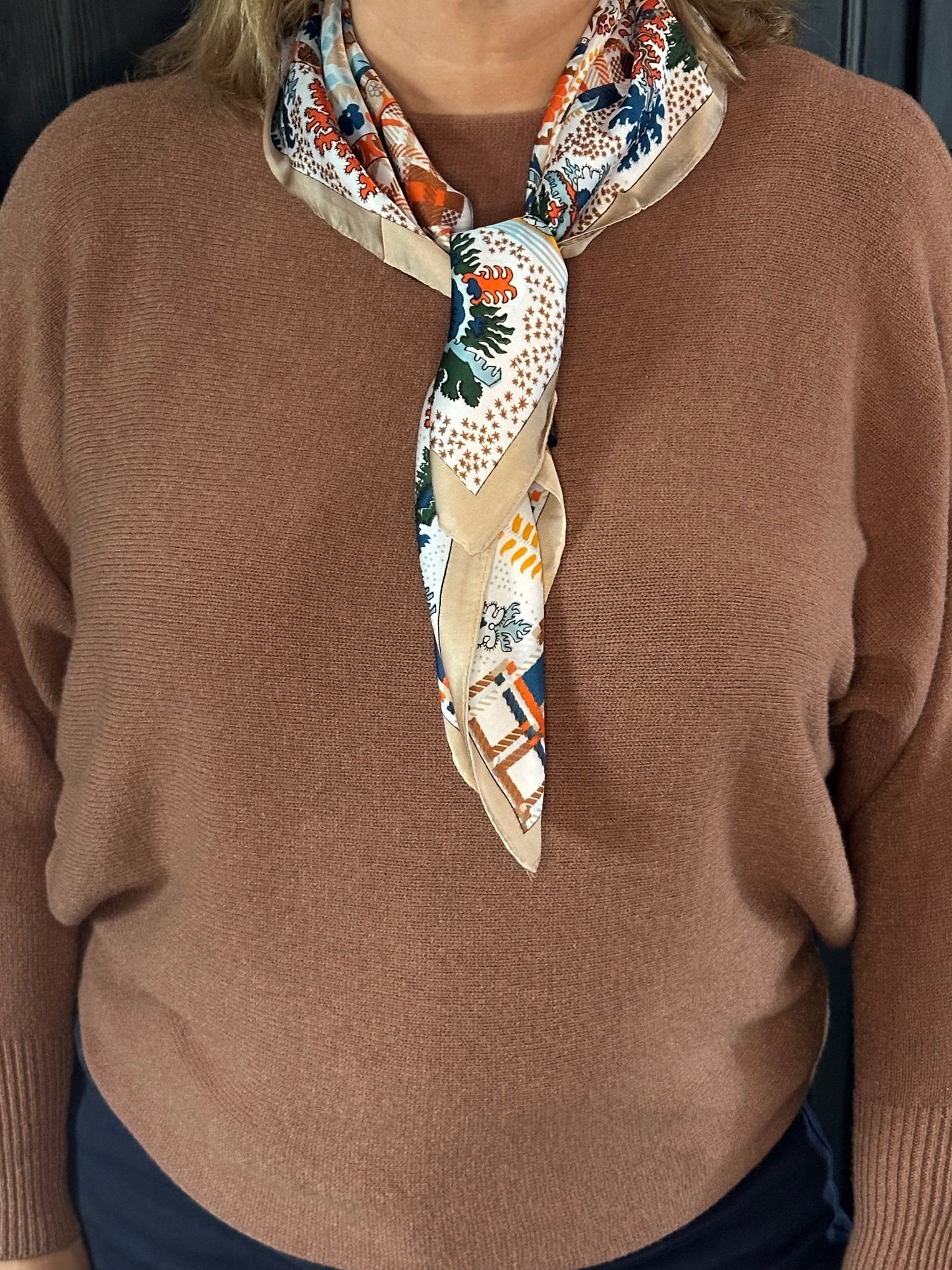 Foulard Margaux beige