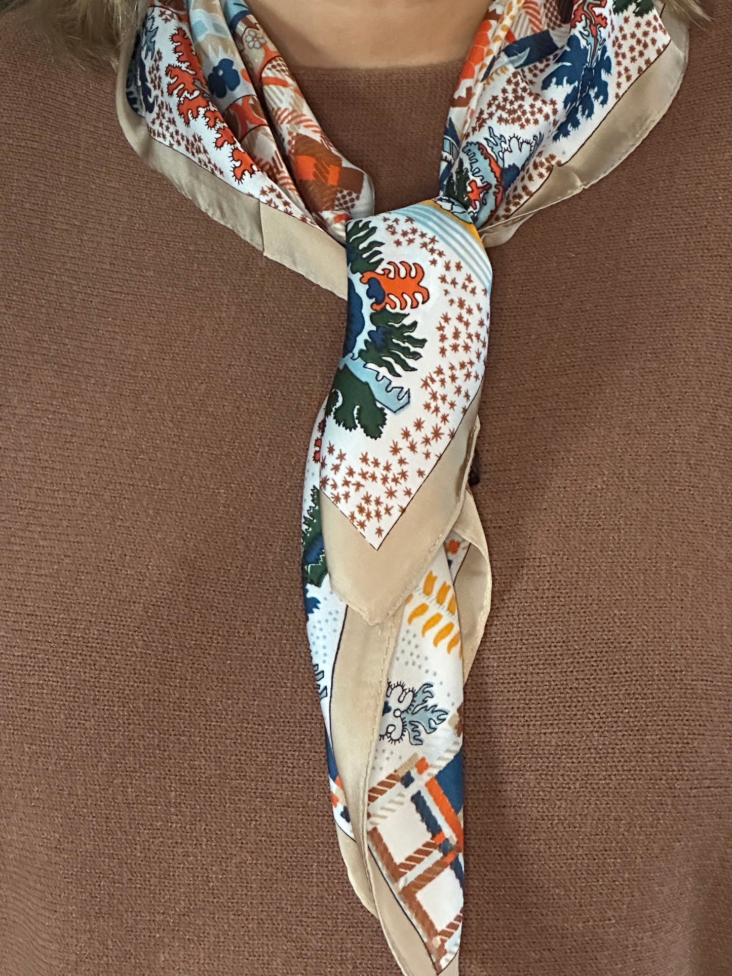 Foulard Margaux beige